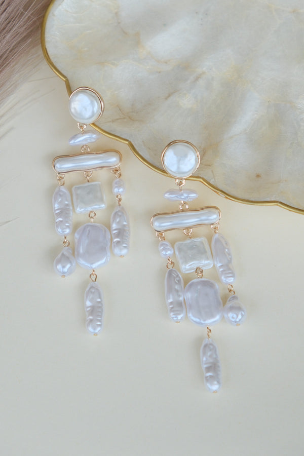 Pearl earrings